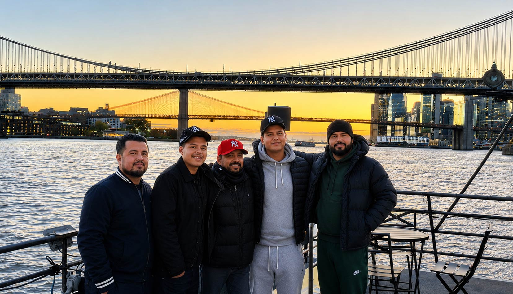 Guests celebrating Father’s Day on a sightseeing cruise